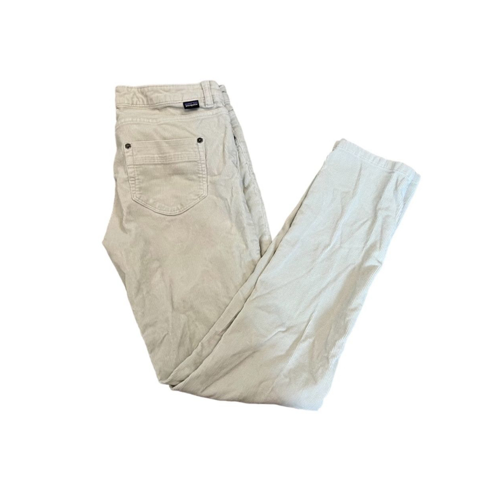 PATAGONIA Cream Stretch Corduroy Straight Leg Casual Pant 29